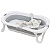 Banheira para Bebê Premium Baby Bubbly Com Suporte 35L Grey - Imagem 1