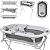 Banheira para Bebê Premium Baby Bubbly Com Suporte 35L Grey - Imagem 3