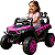 Carro Elétrico  Zippy Toys UTV 4x4 Rosa 12V Controle Remoto - Imagem 1