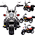 Mini Moto Elétrica Infantil Chopper Zippy Toys Preta 6V - Imagem 2