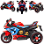 Moto Elétrica Bang Toys Honda CBR Edge Titan Vermelha 12V - Imagem 3