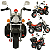 Moto Elétrica Bang Toys Infantil Chopper Guardian X Preta 6V - Imagem 2