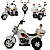 Moto Elétrica Bang Toys Infantil Chopper Guardian X Branca  6V - Imagem 3