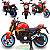 Moto Elétrica Infantil Lightning Rider Bang Toys Vermelha 12V - Imagem 3