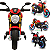 Moto Elétrica Infantil Lightning Rider Bang Toys Vermelha 12V - Imagem 2