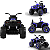 Quadriciclo Elétrico Infantil Bang Toys Bravo G4 Azul 12V - Imagem 2