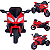 Moto Elétrica Infantil Biemme SP Max Vermelha 12V - Imagem 2
