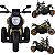 Moto Elétrica Infantil Biemme Power Trike Verde 12V - Imagem 2
