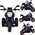 Moto Elétrica Infantil Biemme Power Trike Azul 12V - Imagem 2