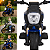 Moto Elétrica Infantil Biemme Power Duo Azul 12V - Imagem 6