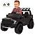 Carro Elétrico Infantil Biemme Pick-UP Ram Preta  12V - Imagem 1