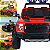 Carro Elétrico Infantil Biemme Pick-UP Ram Vermelha 12V - Imagem 4