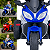 Moto Elétrica Infantil Biemme SP Max  Azul 12V - Imagem 7