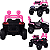 Carro Eletrico Bang Toys Jipe Sparkle Safari Rosa 12V Controle - Imagem 2