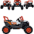 Carro UTV Elétrico Bang Toys Pulse XR7 Laranja 12V com Controle Remoto - Imagem 3