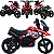 Moto Elétrica Infantil Bang Toys Neon Sprint Vermelho 6V - Imagem 3