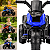 Moto Elétrica Infantil Bang Toys Neon Sprint Azul  6V - Imagem 4