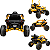 Carro UTV Elétrico Bang Toys VoxTrail Laranja 12V Controle - Imagem 2