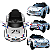Carro Eletrico Bang Toys Quantum Z5 Branco 12V Controle - Imagem 2