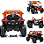 Carro UTV Elétrico Bang Toys Solar Cruiser  Laranja 12V Controle - Imagem 2