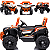 Carro UTV Elétrico Bang Toys Solar Cruiser  Laranja 12V Controle - Imagem 3