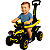 Carrinho de Passeio Andador Biemme Quadriciclo Quatri Push Amarelo - Imagem 1