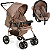 Carrinho de Bebe Galzerano Milano II Bebe Conforto Toffee - Imagem 1
