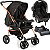 Carrinho com Bebe Conforto Base Galzerano Milano II Rosé - Imagem 1