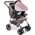 Carrinho com Bebe Conforto Preto Base Galzerano Milano II Toffee - Imagem 4