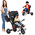 Carrinho de Passeio e Pedal Moto Smart Fases Capota Bandeirante - Imagem 1