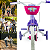 Bicicleta Infantil Aro 12 Violet Nathor Menina Cor Violeta Rosa - Imagem 3