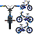 Bicicleta Infantil Aro 16 Tech Boys Nathor Menino Cor Azul Preto - Imagem 2