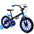 Bicicleta Infantil Aro 16 Tech Boys Nathor Menino Cor Azul Preto - Imagem 1