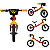 Bicicleta Infantil Nathor Balance Bike Fast Vermelha - Imagem 2
