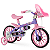 Bicicleta Infantil Nathor Aro 12 Minnie Rosa - Imagem 1