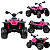 Carrinho Eletrico Peg-Perego Polaris Sportman 700 Twin Rosa 12v - Imagem 2
