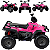 Carrinho Eletrico Peg-Perego Polaris Sportman 700 Twin Rosa 12v - Imagem 3