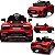 Carro Eletrico Zippy Toys Audi R8 Spyder 12V com Controle Vermelho - Imagem 2