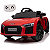 Carro Eletrico Zippy Toys Audi R8 Spyder 12V com Controle Vermelho - Imagem 1
