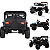 Carro Eletrico Bang Toys Jipe Adventure Branco 12V Controle - Imagem 2