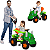 Tratorzin de Passeio e Pedal Infantil 2 em 1 Verde Bandeirante - Imagem 1