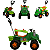 Tratorzin de Passeio e Pedal Infantil 2 em 1 Verde Bandeirante - Imagem 3