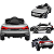 Carro Elétrico Infantil Zippy Toys Audi e-tron Sportback Cinza 12V - Imagem 2