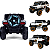Carro Elétrico Zippy Toys Space Cross 4×4 Branco 12V Controle - Imagem 2
