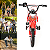Bicicleta Infantil Unitoys Bike Moto Cross Aro 16 Vermelha - Imagem 3