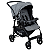 Carrinho de Bebe Burigotto Reversivel Rio K 22 Mesclado Preto - Imagem 1