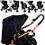 Carrinho de Bebe Burigotto Travel Rio K 22 Ninho Base Preto Cobre - Imagem 3