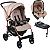 Carrinho de Bebe Burigotto Travel System Rio K 22 Base ISO Mon Amour - Imagem 1