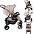 Carrinho de Bebe Burigotto Travel System Rio K 22 Base ISO Mon Amour - Imagem 2