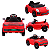 Carro Elétrico Infantil Zippy Toys Compact Porsche Vermelho 6V - Imagem 2